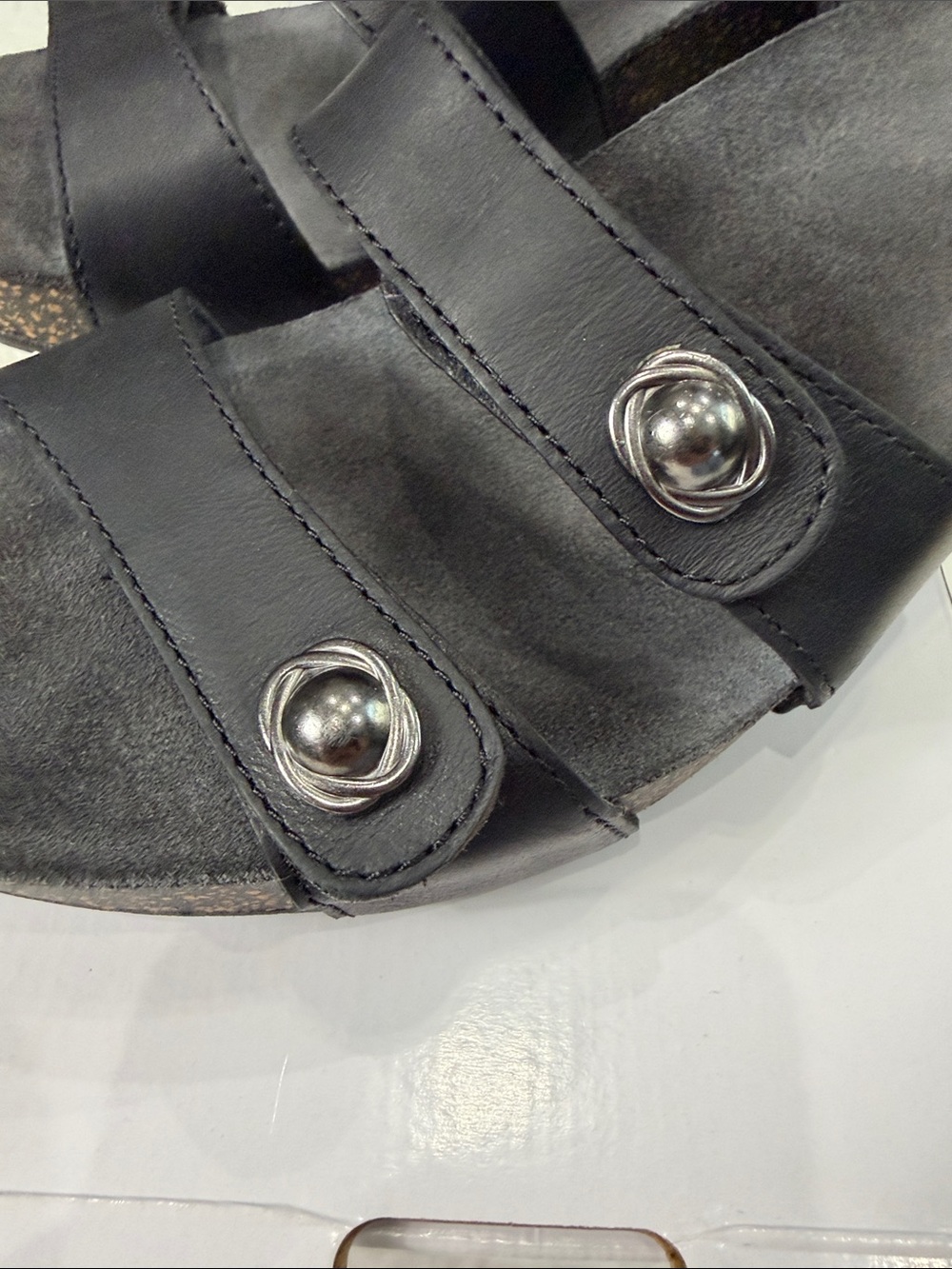 Dansko Black Triple-Strap Slingback Sandals - Picture 14 of 16